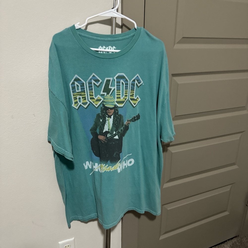 AC/DC Graphic T-Shirt - Green